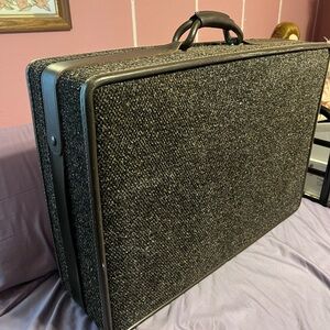 Stylish Tweed Briefcase